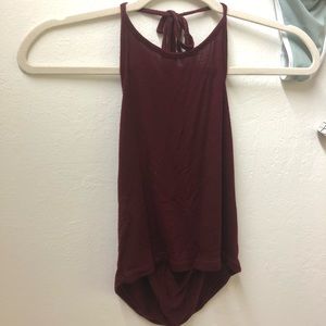 Brandy Melville maroon halter